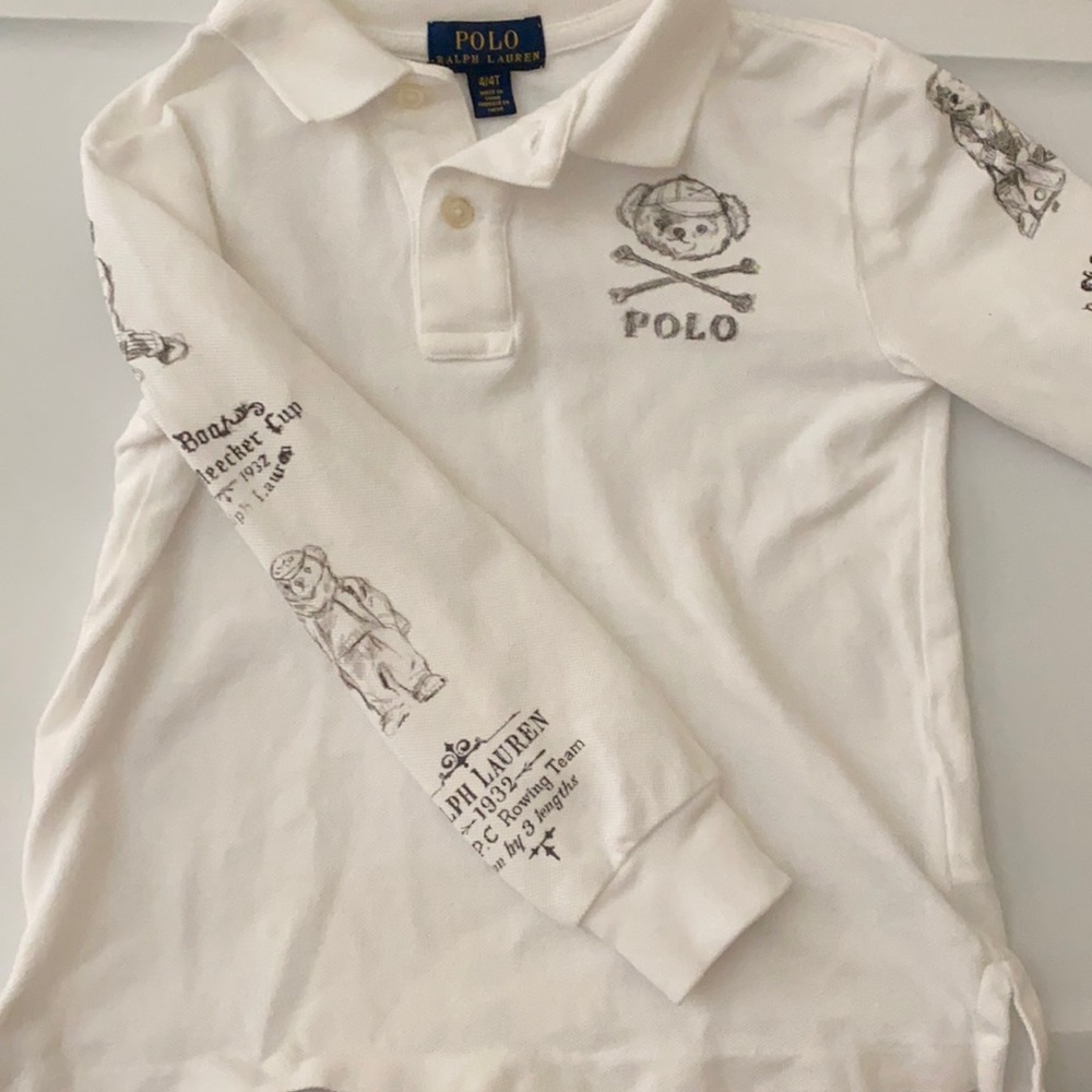 Boys long sleeve polo shirt